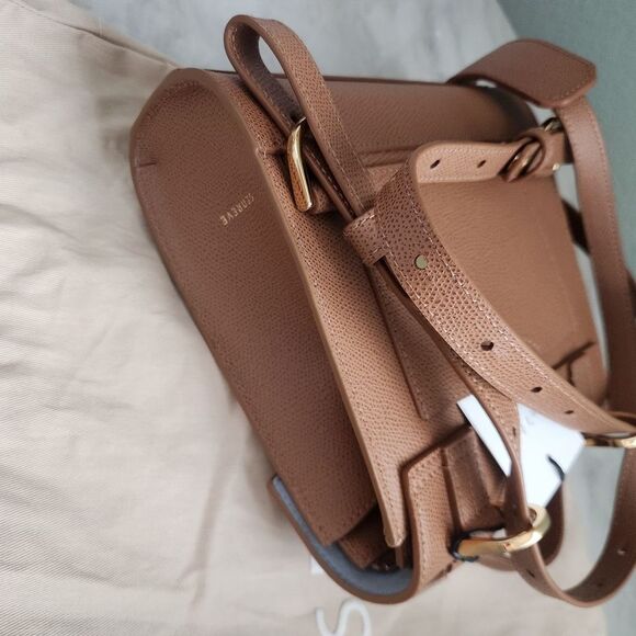 Senreve Alunna  Leather Convertible Bag Shoulder Bag  Backpack Chestnut/Gold main image 5